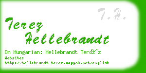 terez hellebrandt business card